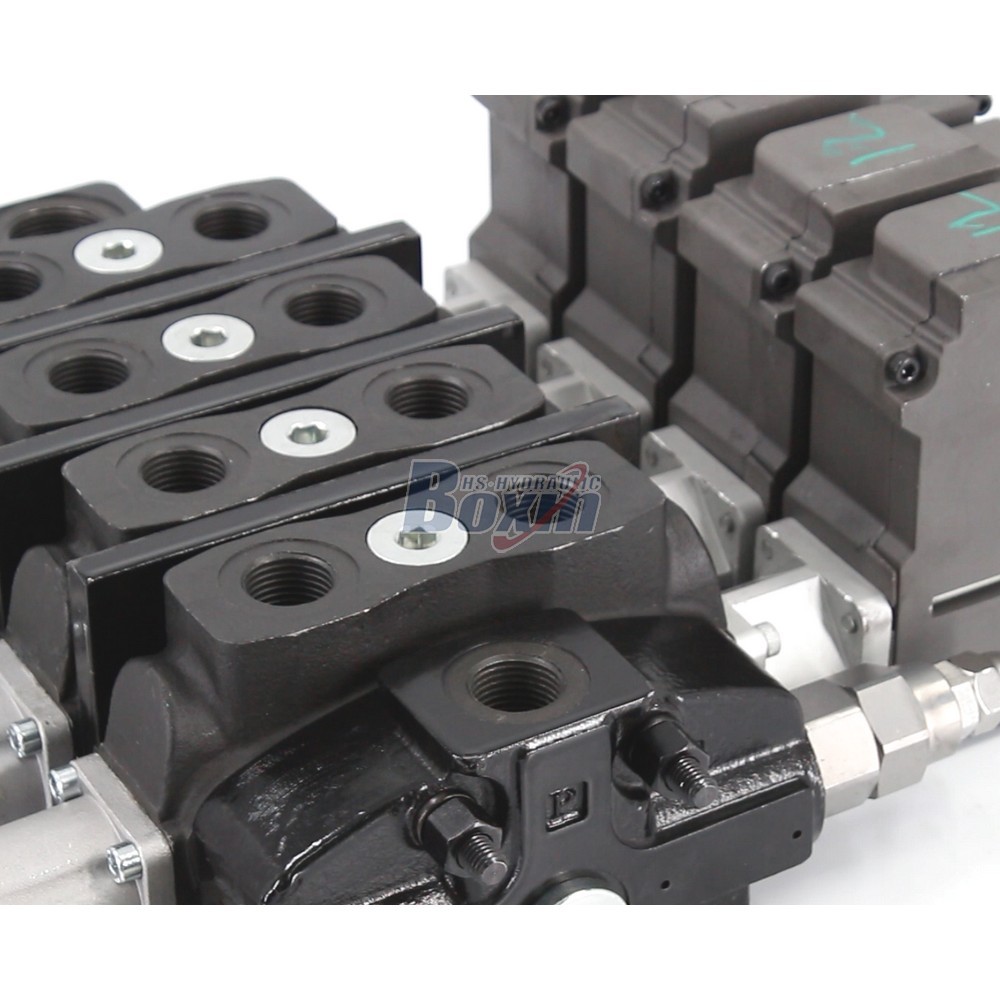 Factory Wholesale SD8EMA-4OT Electric Motor 4 Spool Sectional Directional Valve detail image